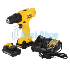 Дрель-шуруповерт DeWalt DCD700D2, 12 В, 2 Ач, 24 Нм, щеточный