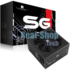 Блок питания Thermalright TR-SG750 750W 80+ Gold (ATX, 3.1, PCIe 5.1, Full modular, 1x24(20+4)pin 600мм, 2xCPU 8(4+4)pin 650мм, 2xPCIe*2 8(6+2)pin 650+150мм, 1x12VHPWR PCIe 5.1 12+4pin 600мм, 2xSATA*4 450+150+150+150мм, 1xMOLEX4pin*3 500+150+150мм, Active, 120x120мм, 150x140x86mm, APFC, )