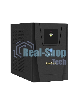 Источник бесперебойного питания ExeGate EX292802RUS SpecialPro UNB-1600.LED.AVR.2SH.3C13.USB 1600VA/950W, LED, AVR, 2*Schuko+3*C13, USB,съемн.кабель, металлический корпус, черный