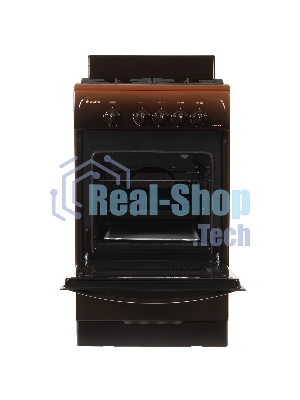 Плита газовая Gefest CG 50М02 К83 коричневый, конфорок 4 шт, духовка 42 л, 50 см x 85 см x 53 см