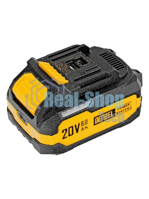 Батарея аккумуляторная Denzel BH-20-6.0, Li-Ion, USB, 20 В, 6,0 Ач