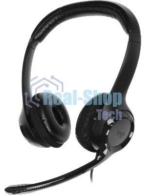 Гарнитура Logitech H390 чёрный, проводная, USB