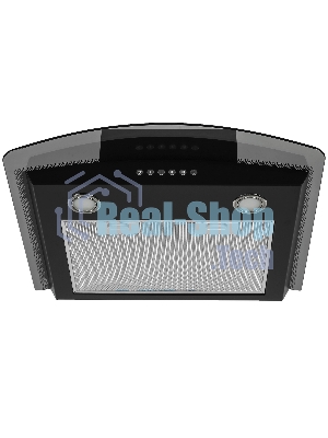 Вытяжка каминная Elikor Аметист S4 60П-700-Э4Д черный, 60 см, 700 куб. м/ч, 52 дБ