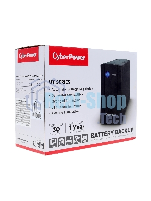 Источник бесперебойного питания CyberPower UTI875E/875 ВА/425 Вт/2 х CEE 7 (евророзетка)