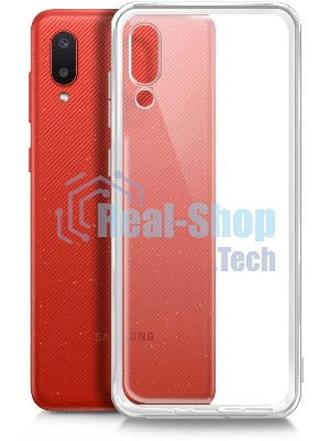 Чехол (клип-кейс) BoraSCO Silicone Case для Samsung Galaxy A02 прозрачный