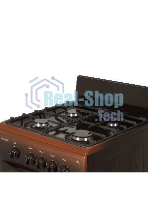 Плита газовая Gefest CG 50М02 К83 коричневый, конфорок 4 шт, духовка 42 л, 50 см x 85 см x 53 см