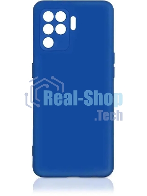 Чехол (клип-кейс) DF oOriginal-11, для Oppo Reno 5 Lite, синий df ooriginal-11 (blue)