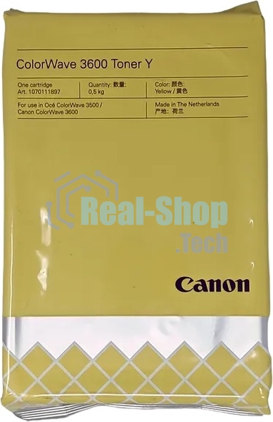 Тонер лазерный Canon ColorWave 3600 Toner Y (3281C001) желтый для Canon Oce ColorWave 3600