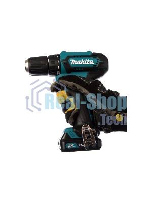 Дрель-шуруповерт Makita DF333DWYE, 12 В, 1.5 Ач, 30 Нм, щеточный