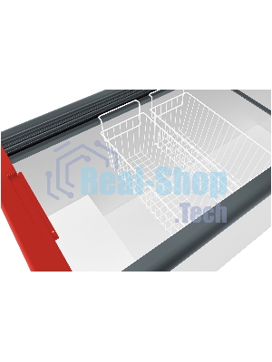 Морозильный ларь FROSTOR GELLAR FG 600 C красный, 520л