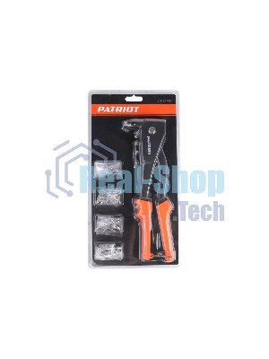 Заклепочник PATRIOT RP 270, усиленный литой корпус, набор заклепок (по 15шт х 2,4-3,2-4,0-4,8 мм)