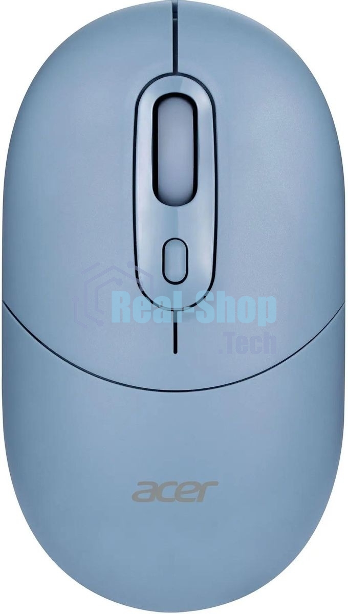 Мышь беспроводная Acer OMR301 синий, 1600 dpi, радиоканал, Bluetooth, USB, кнопки - 4