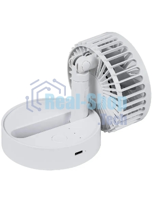 Вентилятор Centek CT-5044 белый, настольный, 4 Вт, 3 скорости, 10 см