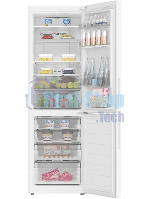 Холодильник Haier C2F619CWU1 белый двухкамерный 256/108л морозилка снизу, No Frost