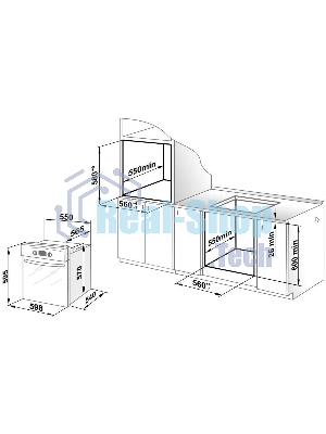 Духовой шкаф Gefest DA 622-03 RB1 22450000