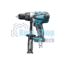 Дрель-шуруповерт Makita DDF458Z, 18В, 0 Ач, 91 Нм, щеточный