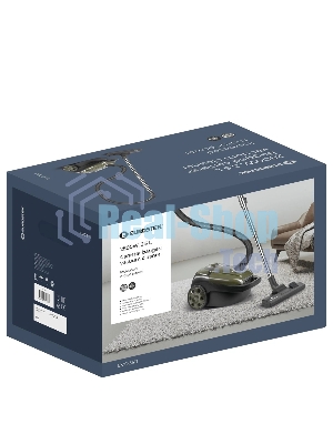 Пылесос Eurostek EVC-3511 хаки, 500/2800 Вт, уборка сухая, пылесборник мешок, 3.5 л