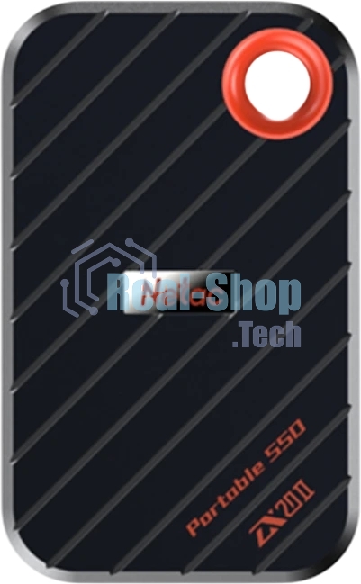 Внешний SSD Netac ZX20 II, 512 Gb, USB 3.2 Gen 2x2 Type-C, R/W 2000/1800, черный
