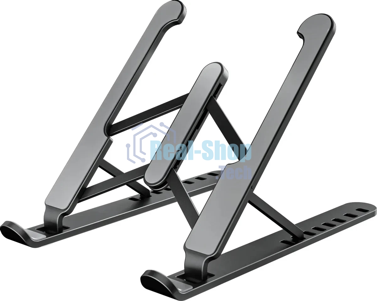 Подставка для ноутбука Buro BU-LS100 260x20x60мм 220г пластик ABS черный