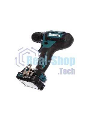 Дрель-шуруповерт Makita DF333DWYE, 12 В, 1.5 Ач, 30 Нм, щеточный
