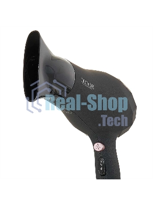 Фен DELTA LUX DL-0941 черный/розовый, 2200 Вт, ионизация