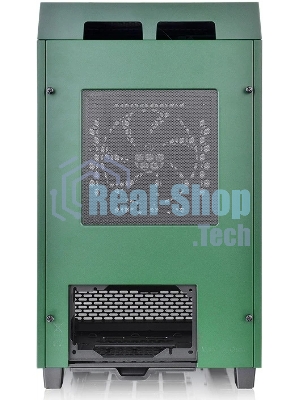 Компьютерный корпус Thermaltake The Tower 100 Racing Green без БП miniITX 1x120мм 3x140мм 2xUSB 3.0 audio bott PSU