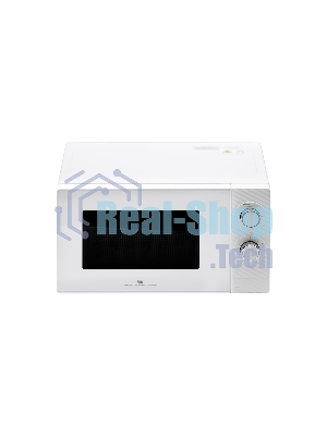 Микроволновая печь General Electronics GE MS120W белая, 20 л, 700 Вт, переключатели — поворотный механизм