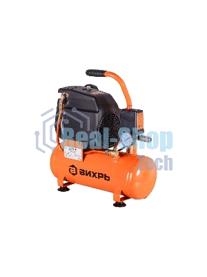 Компрессор винтовой Вихрь КП-165/10 безмасляный 165л/мин 10л 950Вт оранжевый/черный