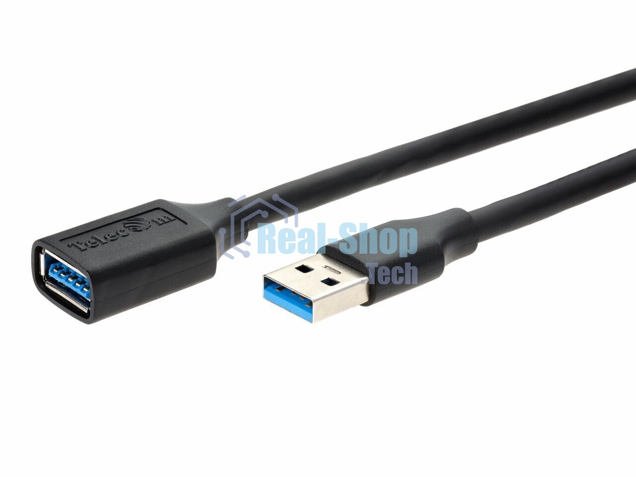 Кабель удлинительный USB3.0 Am-Af 3m Telecom черный (TUS708-3M)