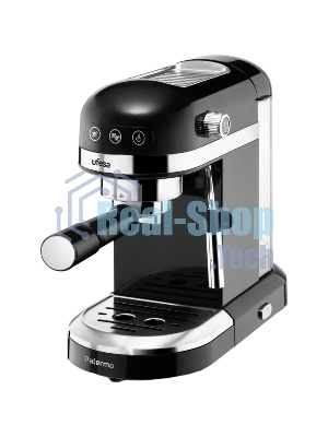 Кофеварка рожковая Ufesa PALERMO BLACK черный, исп. кофе - молотый, 1.5 л, 1350 Вт, 20 бар