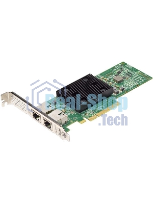 Адаптер Dell Dual port Broadcom 57416 10Gbit Base-T PCIe LP for 14G (540-BBVM) (Не продается отдельно, только в составе комплекта)