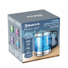 Чайник электрический SAKURA SA-2746BL 2л голубой