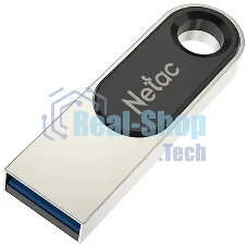 Флешка USB Netac U278 (NT03U278N-032G-32PN), 32Gb, USB 3.0, R/W 90/45, серебристый/черный