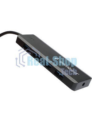 USB-концентратор Gembird UHB-C354, USB 3.0, USB 4 порта, USB с доп питанием