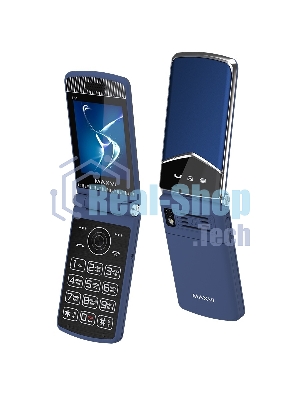 Мобильный телефон Maxvi E11 синий/серебристый