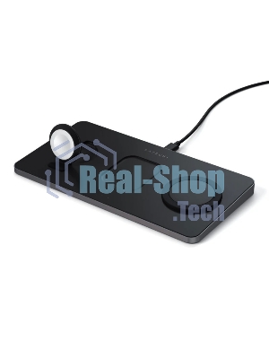 Беспроводное зарядное устройство Satechi ST-X3TWCPM Trio Wireless Charging Pad для телефона, часов и наушников серый космос
