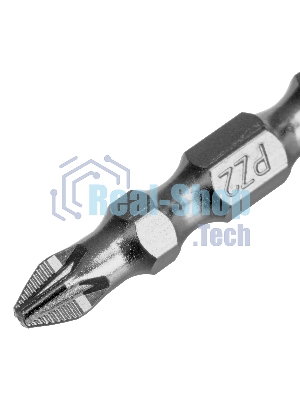 Бита двухстор. Gross PH2-PZ2х45мм, сталь S2, 10шт.