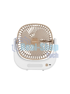 Вентилятор Centek CT-5041 бежевый, настольный, 5 Вт, 3 скорости, 10 см