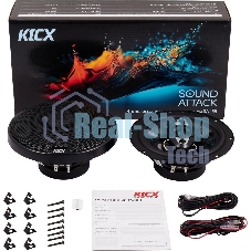 Колонки автомобильные Kicx SA 165 150Вт 92дБ 4Ом 16.5 см (6 1/2 дюйм) (ком.: 2 кол.) коаксиальные четырехполосные