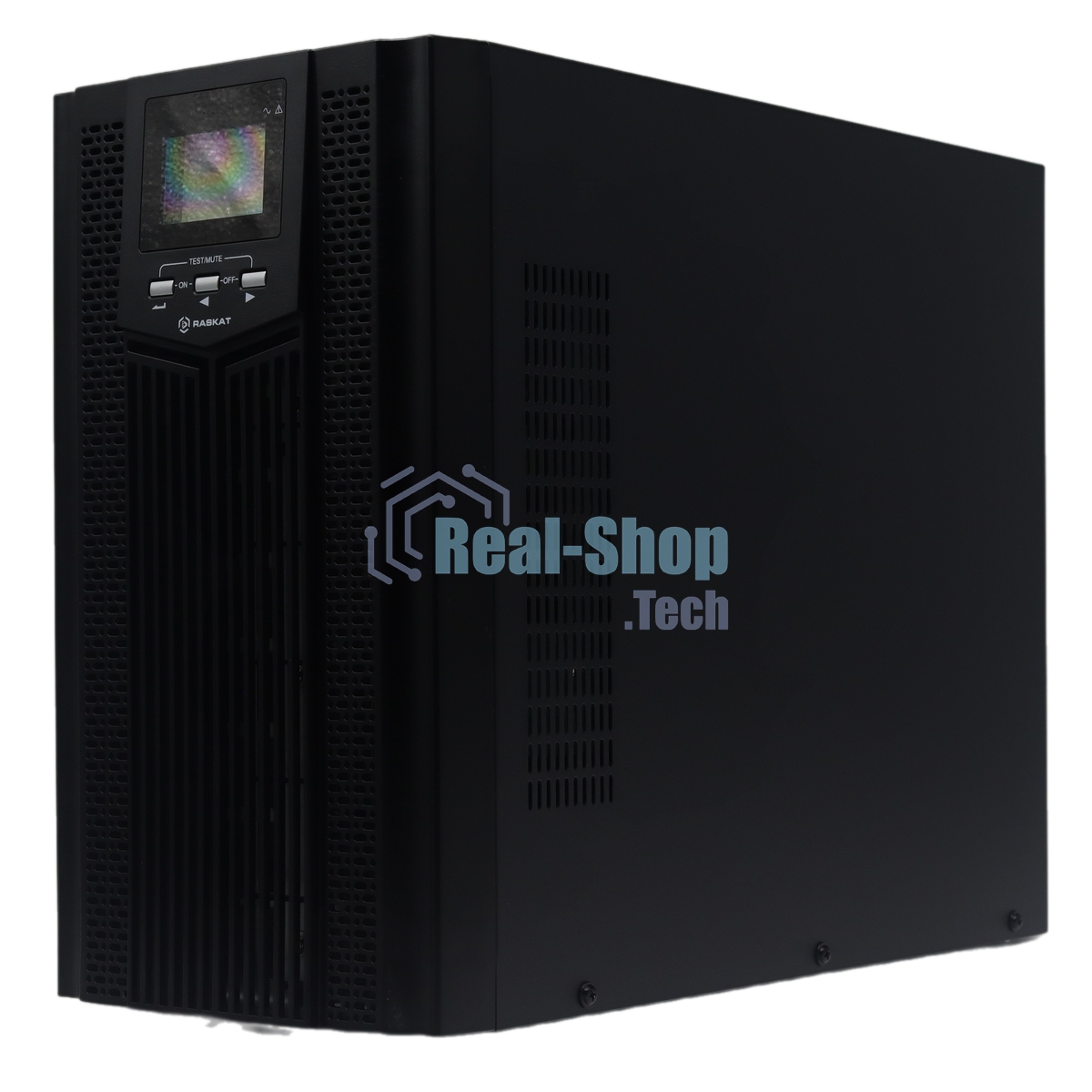 Источник бесперебойного питания (ИБП) Raskat HIO-3000VA+ (3000ВА, 2700Вт, 6xIEC320, LCD, USB type-B, 1xRS232, чистая синусоида)