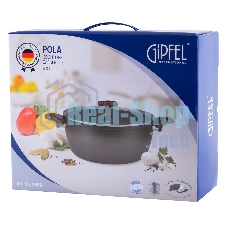 Кастрюля POLA 24х11см/3,8 л из прессованного алюминия
