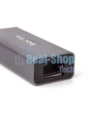 Кабель-переходник USB 3.1 Type-C -->RJ-45 1000Mbps Ethernet, Aluminum Shell, 0.15м Telecom TU320M