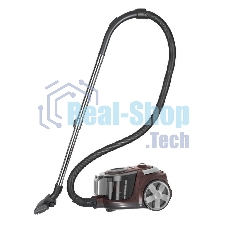 Пылесос Eurostek EVC-4513 коричневый, 500/2800 Вт, уборка сухая, пылесборник контейнер 3 л