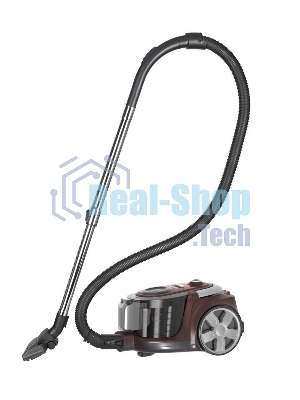 Пылесос Eurostek EVC-4513 коричневый, 500/2800 Вт, уборка сухая, пылесборник контейнер 3 л
