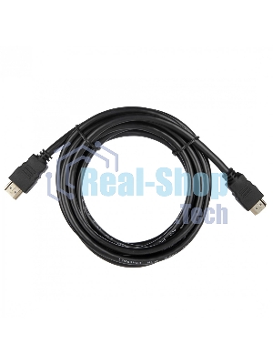 Кабель ACD-DHHM2-30B ACD-DHHM2-30B HDMI 2.0, Golden Plated,19m/19m, черный, 3м