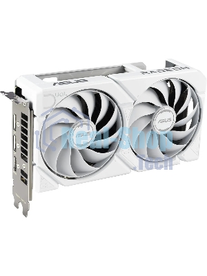 Видеокарта Asus DUAL-RX9060XT-16G-WHITE белый