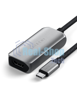 Переходник (адаптер) Satechi USB-C To HDMI 2.1 8K Adapter, Поддержка 8K/60Hz, Серый ST-AC8KHM