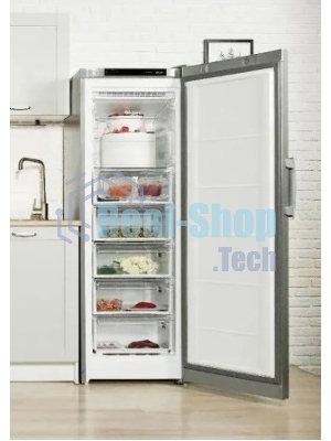 Морозильная камера Indesit DFZ 5175 G серебристый, 250л, 5 ящиков