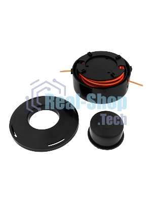 Катушка для триммера полуавтоматическая Kranz KR-115PP, гайка М10x1,25