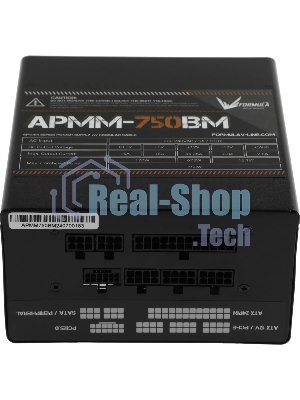 Блок питания Aerocool/Formula ATX 750W APMM-750BM 80 PLUS bronze (20+4pin) APFC 140мм fan 6xSATA Cab Manag RTL